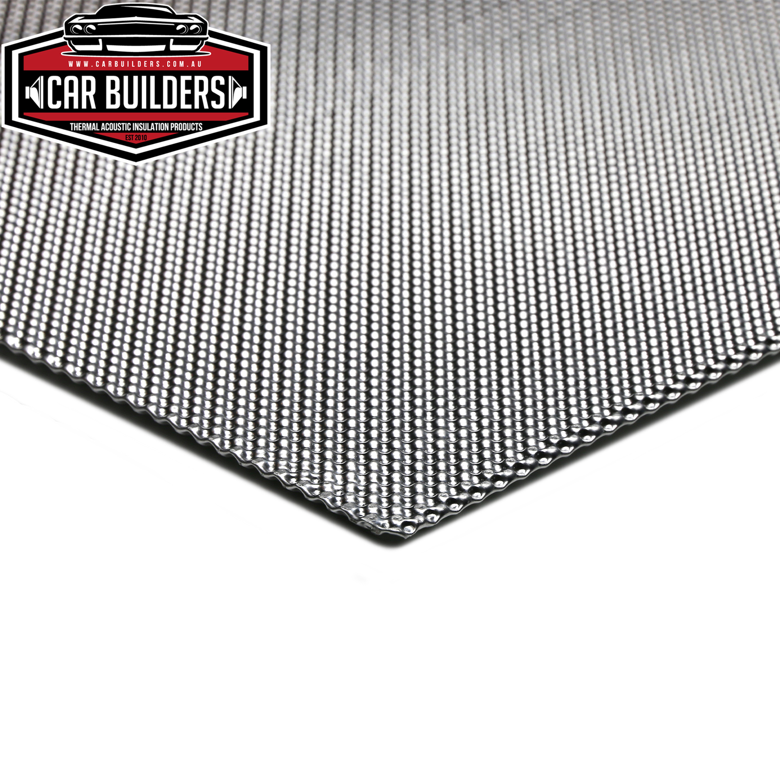 TOP Exhaust Heat Shield Mat Insulation Embossed Aluminum Material Reduce  Radiant