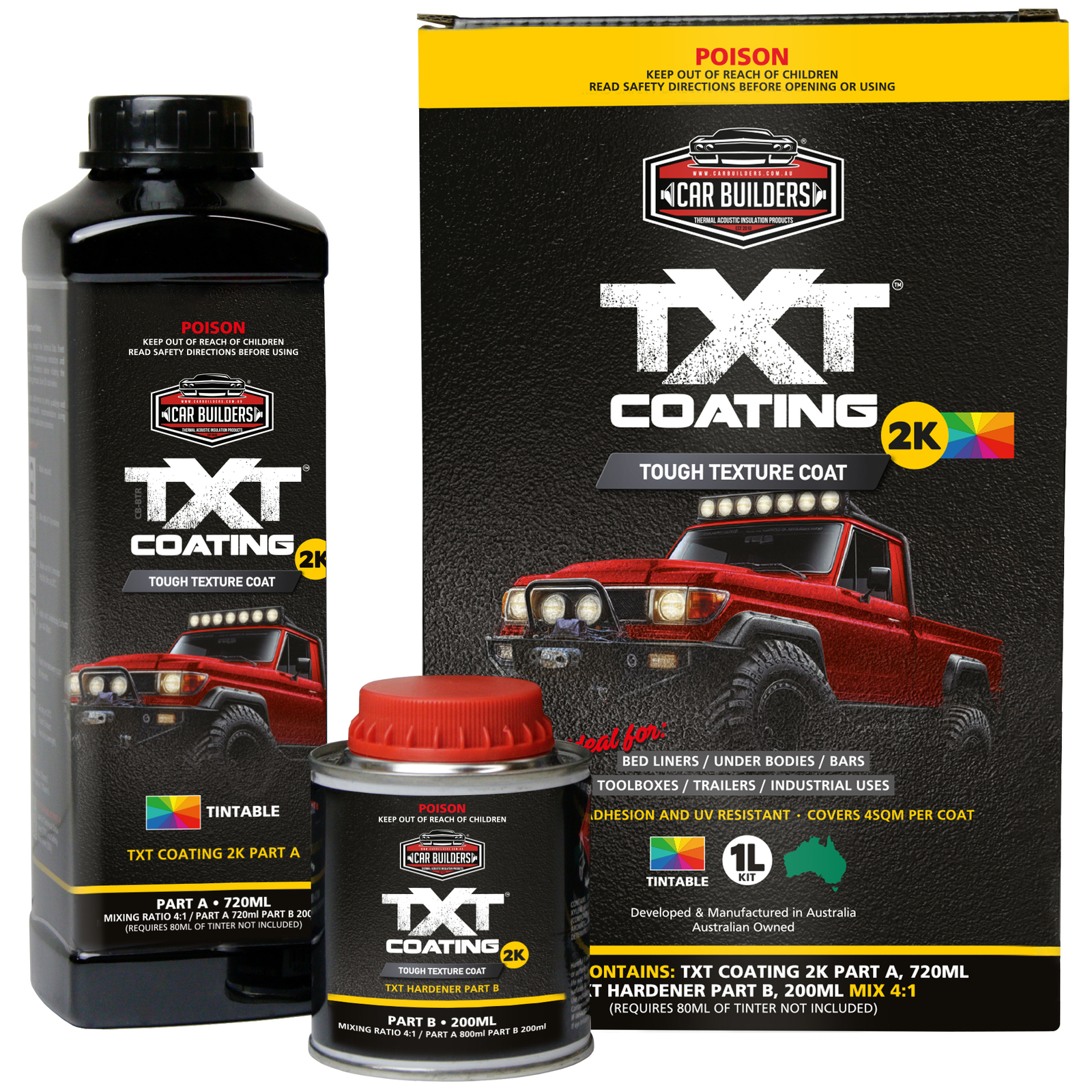 2K TXT Coating - Textured Underbody Vehicle Paint